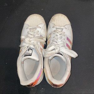 adidas shoes with holographic stripes